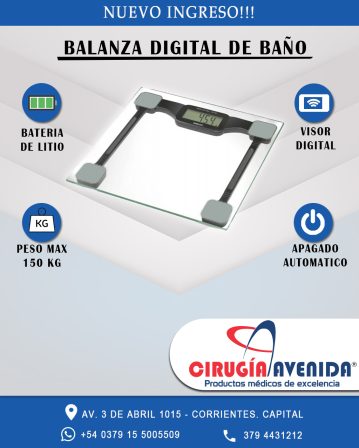 balanza de baño